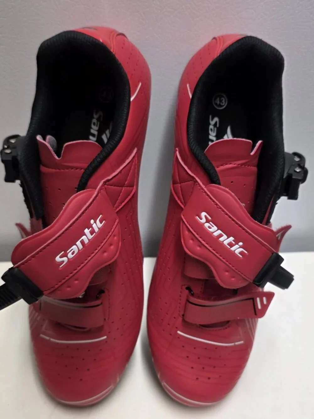 Santic Cycling Shoes Road Cycling Riding Shoes Road Bike Shoes Size 9.5